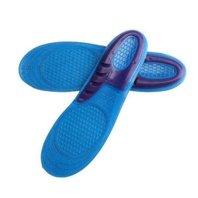 China Wholesale HPE Foot Care Shock Absorption Silicone Sports Velor + (Silicon) GEL Shoe Insole for sale