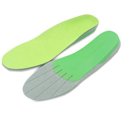 China Mesh +PE foam+SBS Sports Cushioning Insoles Breathable Flat Foot Orthopedic Insole for sale