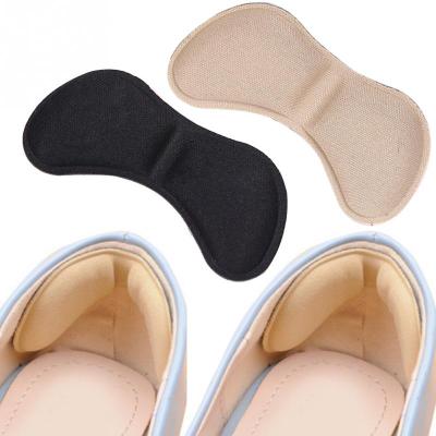 China Memory Foam+Soft Cloth Foot Care Heel Collar Pads Adhesive Heel Sticker Heel Scuff Patches for sale