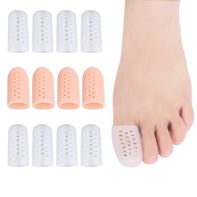 China SEBS Hot Selling Soft Comfortable Silicone Toe Protector Separator Protective Sleeve for sale