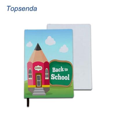 China Eco-friendly Journal Diary Diary DIY Eco-friendly Canvas Cover Polyester A4 A5 A6 Size PU Paper A4 A5 A6 Notebook Custom Sublimation Leather Blank for sale