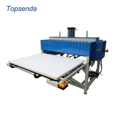 China 100cm x 100cm Double Station Pneumatic Automatic Open Heat Press Machine Fabrics Printer for sale