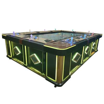 China Metal+acrylic+plastic Coin Pusher Arcade Fishing Table Fish Game Machine Game Controller for sale