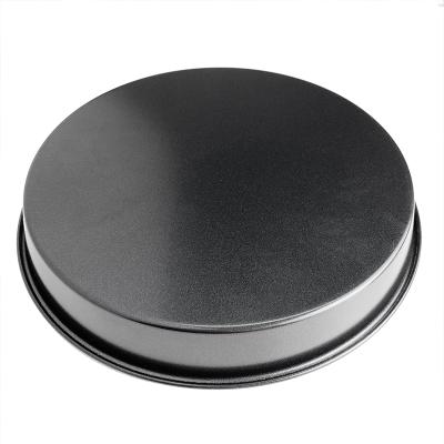 China Sustainable Carbon Steel Cake Pizza Pan 6&8 Non-Stick Coating Baking Pan for sale