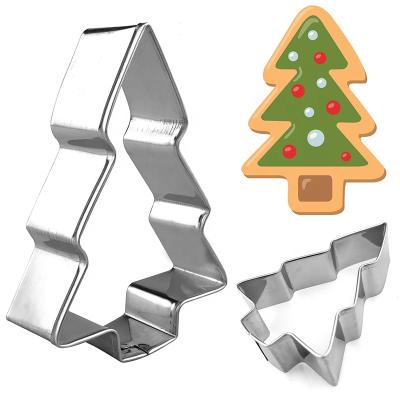 China Viable Hot Sale Christmas Tree Ring Bell Ginger Man Stainless Steel Cookie Cutter Cookie Mold for sale