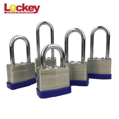 China Lockey Loto OEM&ODM Laminated Security Steel Padlock With Master Key LP01-LP05 for sale