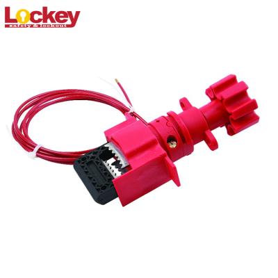 China For Locking Universal Quarter Turn Ball Valves Large Gate Valve Lockout With Coated Cable-Using Cable Fixing for sale