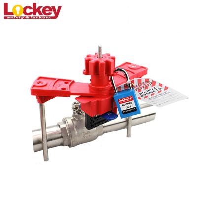 China To lock all types of valves universal valve lockouts with double locking arms for sale