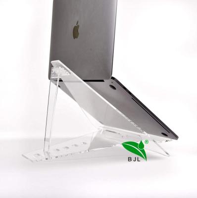 China (Other) Customized Adjustable Acrylic Angled Macbook Computer Tablet Desk Stand for Office for sale