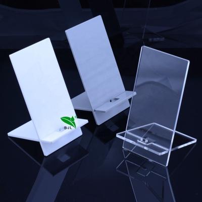 China Custom clear acrylic shop show acrylic cell phone display shelfi pad holder display stand for sale