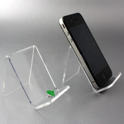 China Acrylic Display Cell Phone Holder Acrylic Stand For Store And Home Use for sale