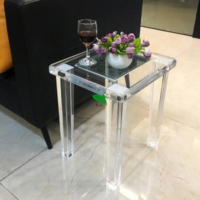 China Modern Simple Home Furniture Smooth Transparent Acrylic Stools (Others) Adjustable for sale