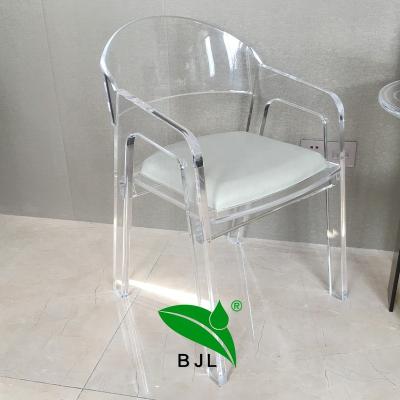 China Living Room Adjustable Soft Cushion Transparent Acrylic Chairs (Others) for sale