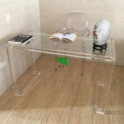 China Factory Adjustable Custom Modern Office Furniture Clear Acrylic Computer Desk (Size) Desk for sale