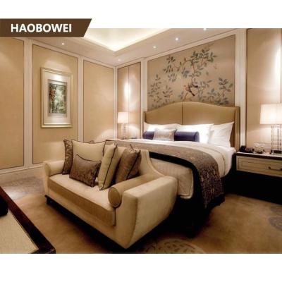 China HAOBOWEI Commercial Luxury Hotel Bedroom Furniture Furnishing Companies for sale