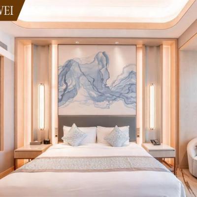 China 5 sterren Howard Johnson Modern Hotel Bedroom Meubels Sets Queen Size ODM Te koop