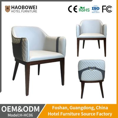 China Customizable Solid Wood Armrest Dining Chair for Hotel Furniture and Home Dining Room for sale