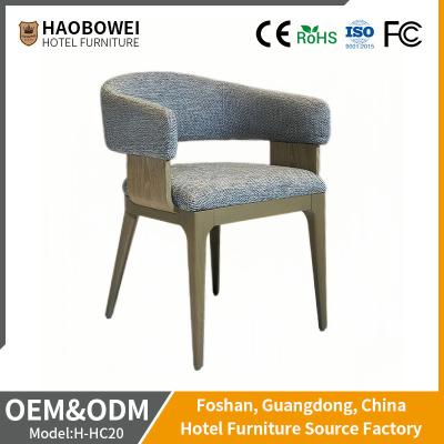 China Silla de madera sólida simple y duradera para restaurante Muebles de comedor de hotel en venta