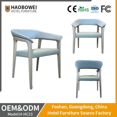 China Ash Wood Fabric Back Chair for Adult Suitable Soft Package in Restaurant Hotel Furniture for sale