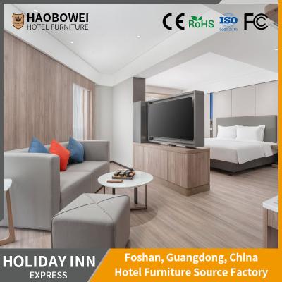 China Modern Style Customized Hotel Bedroom Furniture Set King Size 3 Star Source for Rooms for sale