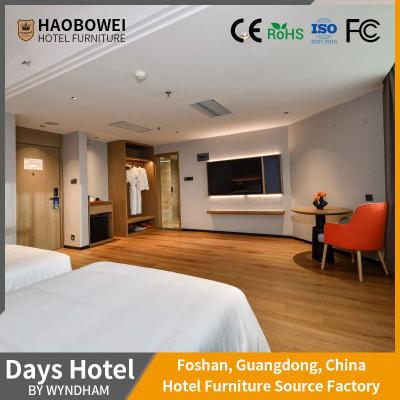 China 30-Day Money Back Guarantee Custom 4 Star Hotel Furniture Wooden Double Bed Room for sale