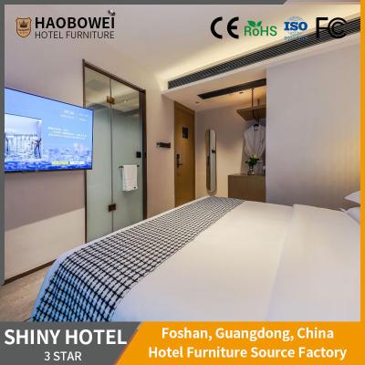 Chine SHINY-HS Customized Three Star Hotel Furniture Modern Luxury Style King Size Bedroom Set à vendre