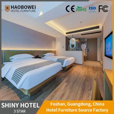 Chine Customized US Hotel Furniture Foshan Luxury Style Standard King Size Bedroom Bed 3 Star à vendre