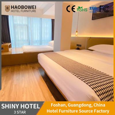 Chine Three Star Hotel Furniture Foshan Modern Style King Size Bedroom Set With Materials à vendre