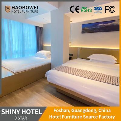 Chine Three Guarantees Within 2 Years Luxury Style Double Bedroom Bed For Hotel Furniture à vendre