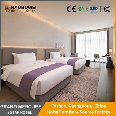 China Modern Luxury Double Bedroom Set For Five Star Hotel Foshan Furniture Initial Payment zu verkaufen