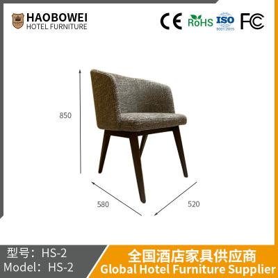 China Sillones de restaurante modernos personalizables con marco y tela de madera de ceniza en venta