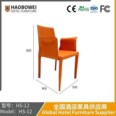 China                    Italian Big Bull Head Saddle Leather Dining Chair Modern Simple Home Back Chair Business Casual Visitors Sit Chair Stool              for sale