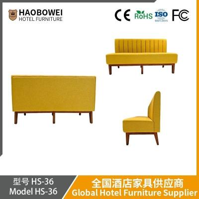 China Foshan Möbel, Stoff Sofa, Restaurantmöbel, Themenrestaurant, maßgeschneidertes Sofa für Restaurantzimmer. zu verkaufen