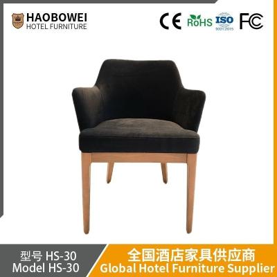 China Haobowei Luxury Solid Wood Chair High-End Sessel für Verkauf Büro, Hotelzimmer, Designer-Rückenlehne, Home Dining Chair zu verkaufen