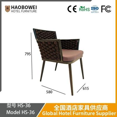 China Buiten tafel en stoel Leisure Rattan Geweven meubels Buiten terras Balkon Rattan stoel Set Combinatie Hof tafel en stoel Te koop