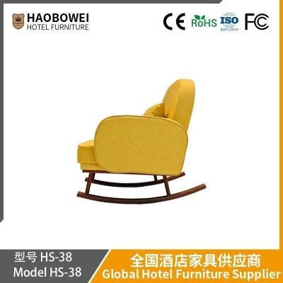 China Silla de mecedora con sillón reclinable de estilo italiano Salón para adultos Sofá perezoso Balcón Casa de ocio Silla de ocio individual Retro con reposapiés en venta