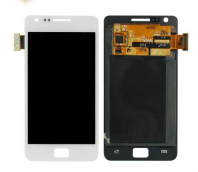 China 4.3 Inches   LCD Screen For S2 I9100 LCD With Digitizer White for sale