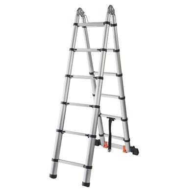 China Folding Ladders 2.8M Small Single Joint Universal Multifunctional Aluminum Ladders for sale