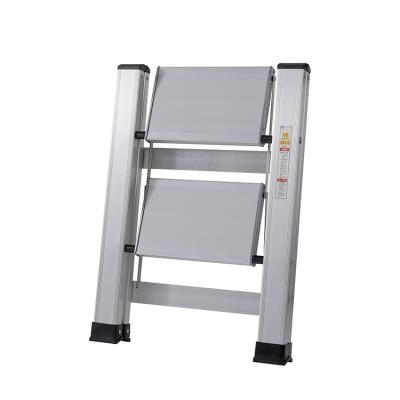 China Insulation Ladders Silver Stepper Without Armrests Aluminum Household Ladder For Indoor Use for sale