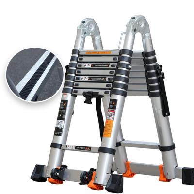 China Folding Ladders The New Household Aluminum Alloy Multifunctional Folding 8 Safe Steps + Multifunctional Lightweight 8 Step Ladder for sale