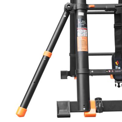 China High Quality Household Folding Ladders Industrial Folding Aluminum Alloy Lifting Retractable Ladder for sale