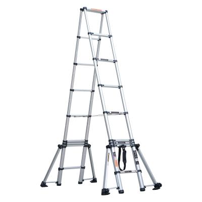 China Folding ladders price good metal silver ladder stair extension bracket high quality for sale for sale