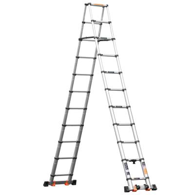 China 2021 Folding Ladders Trend Product 9 Step + Aluminum Alloy Herringbone Ladder 9 Steps for sale