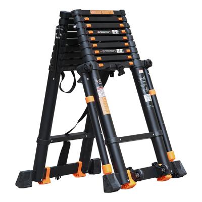 China Folding Ladders Midoli Folding Double Sided Ladder Aluminum Telescopic Ladder for sale