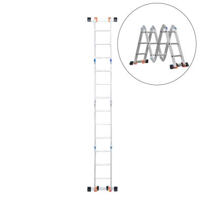 China Folding Ladder Manufacturers Selling Aluminum Alloy Household Ladder Folding Ladders for sale