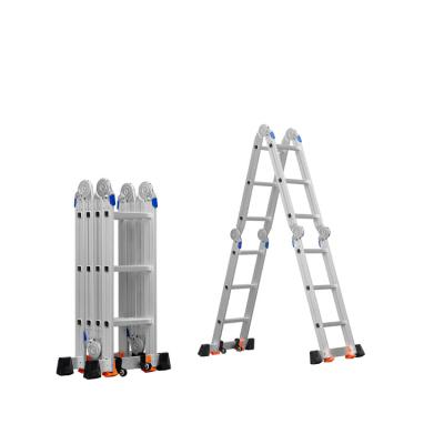 China Wholesale Folding Ladders and Widely Used Aluminum Alloy Folding Ladder 6 Step Folding Ladder for sale