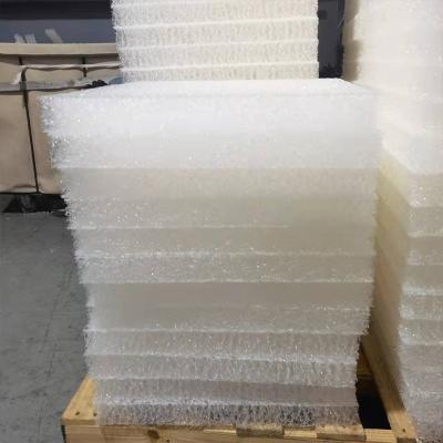 China 4D high polymer air cotton PE Poe air fiber cushion polyethylene customizable inner core size thickness density zu verkaufen