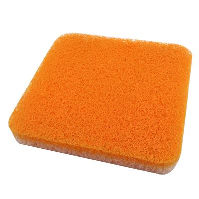 China Orange Air Fiber Inner Core To Fill POE Sofa Seat Cushion Odorless Sofa Seat Soft And Hard Thick Cushions for sale