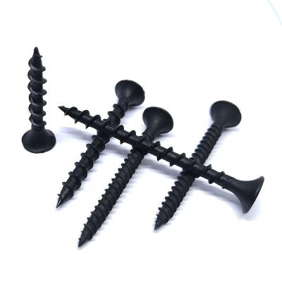 China Flat Galvanized Black Drywall Screws For Gypsum Board for sale