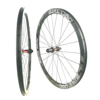 China Road Bikes BIKEDOC DT240S Anvil 700C Carbon Road Tubeless Bicycle Wheelset Sapim CX Ray Bike Wheels for sale